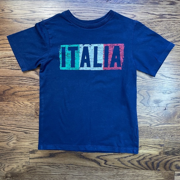 Children's Place Kids Italia Graphic T-Shirt Size 5/6 - Picture 1 of 9